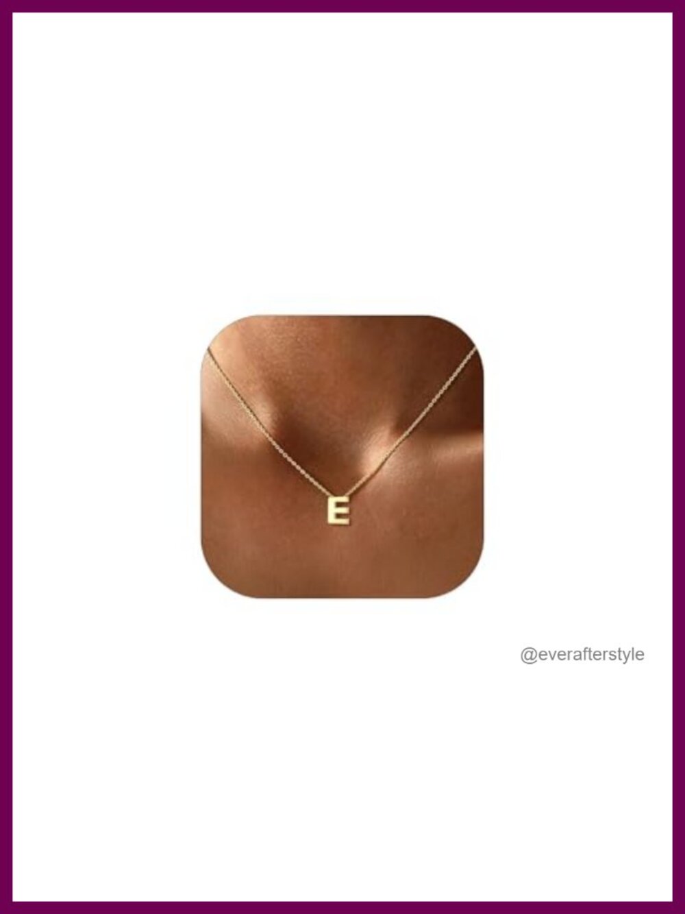 925 Sterling Silver Gold Plated Initial Necklace Dainty Letter Jewelry for Women